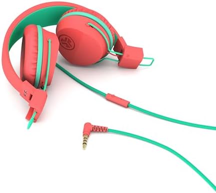 Experience Superior Sound with JLab JBuddies Studio On-Ear Kids Headphones – Safe Volume Limiter, Adjustable & Folding Design, Noise Isolation, Built-in Mic for Toddler Audio Enjoyment (Graphite/Blue) – Perfect for Home, School, and Travel