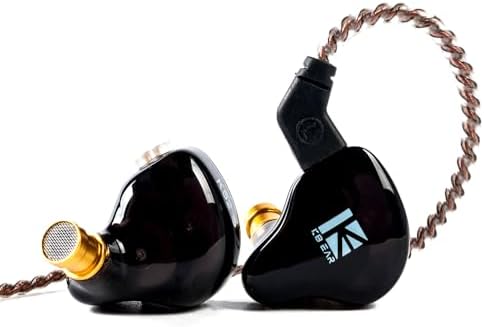 Transform Your Sound Journey with keephifi KBEAR Flash Hi-Fi Earphones – Premium Dual Driver Hybrid In-Ear Monitors in Stunning CNC Aluminum Alloy, Featuring Detachable 2 PIN-C Cable for Customization and Ergonomic Comfort for Extended Listening Sessions (Purple, Without Mic)