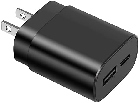 Dual Port 25 W Super Fast Type-C Wall Charger for Samsung Galaxy & i Phone – Rapid Power Delivery with Enhanced Safety Features, Compact Design for On-the-Go Charging, Compatible with S22/S21/Note20/i Phone 13/13 Pro Max