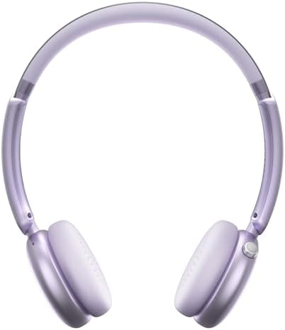 Discover the LORELEI Q60 Purple Wireless Bluetooth On-Ear Headphones – Unrivaled Comfort and Long-Lasting Performance with 40-Hour Battery Life, Enhanced Bass Mode, Built-In Microphone, and Lightweight Design for Effortless Connectivity and Ultimate Audio Enjoyment