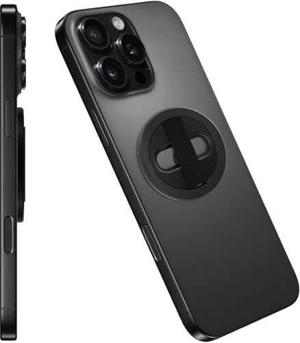 Revolutionary Grat 2 Magnetic Phone Grip Kickstand with Elastic Finger Strap – Ultimate Dual-Sided Magnet Ring for i Phone 16, 15, 14, 13, 12 Pro Max – Secure, Stylish, and Versatile Phone Accessory in Sleek Silver for Enhanced Usability and Hands-Free Experience