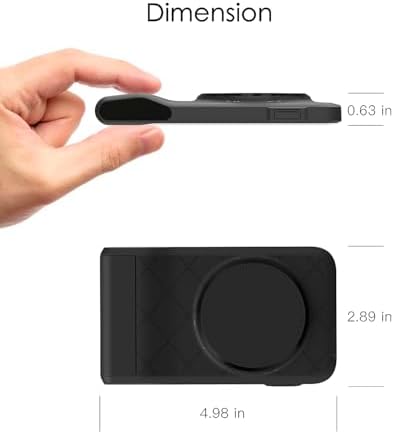 Ultimate 3-in-1 Travel Charging Station for i Phone, Android & Apple Devices – Fast Wireless Dock for Phones, Air Pods & Apple Watch – Foldable Multi-Device Charger for On-the-Go Power Solutions – Enhanced Compatibility & Speed (Adapter Not Included)