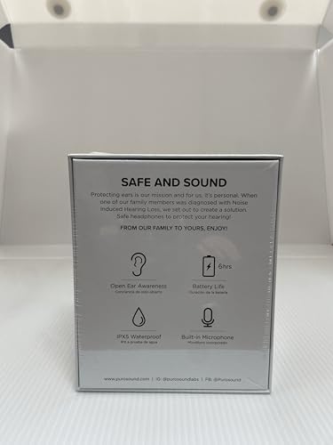 Puro Sound Labs Flex-Pro Open Ear Bone Conduction Headphones – Bluetooth 5.3 Wireless Audio Solution with Sweat-Resistant Design, Built-in Mic for Hands-Free Calls, and Enhanced Surrounding Awareness for Active Lifestyles and Daily Use