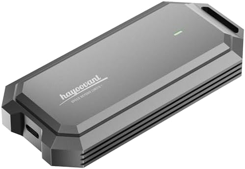 Ultra-Fast 40 Gbps NVMe Enclosure with Cooling Fan – Premium Aluminum Thunderbolt 4 & USB 4 External SSD Case for M.2 2280/2260/2242 Drives – Unmatched Compatibility & Performance for Gaming, Video Editing & More