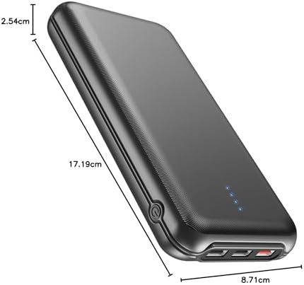 High-Capacity 30,000 m Ah Portable Charger – Rapid 22.5 W Power Bank with 4 Outputs Including PD 20 W USB-C, Ideal for i Phone, Samsung, and Pad Mini – Ultimate On-the-Go Charging Solution for All Devices