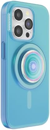 Transparent Mag Safe-Compatible Phone Grip Case for i Phone 15 Pro Max – Superior Drop Protection and Effortless Wireless Charging – Elevate Your Style with Enhanced Handling and Sleek Design