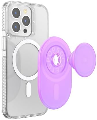 Mag Safe-Compatible Pop Grip with Wireless Charging – Gold Lutz | Enhanced Stability for One-Handed Use, Kickstand Functionality, and Secure Attachment for Ultimate Phone Protection