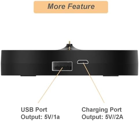 Ultimate Ears Premium Charging Station for Boom 3, Megaboom 3, Blast & Megablast – Fast Power Dock with 5.5 ft USB Cable for Seamless Charging and Stylish Organization – Durable Cradle for Enhanced Speaker Performance and Travel Convenience