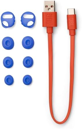 JBL Endurance Race 2 True Wireless Earbuds – IP68 Waterproof Sports Headphones with Advanced Active Noise Cancelling and 4-Mic Clarity for Superior Call Quality – Experience 48-Hours of Uninterrupted Playback with Quick Charge Capability – Perfect for Athletes Seeking Premium Sound and Durability in Eye-Catching Blue