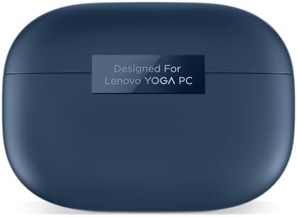 Lenovo TWS Yoga PC Edition Earbuds in Tidal Teal – Experience Superior Sound with Cutting-Edge Active Noise Cancellation, Bluetooth 5.3 Connectivity, and 3-Mic ENC for Exceptional Call Clarity – Tailor Your Audio with Customizable AI EQ Mode for Gaming, Entertainment, and Professional Applications – Ergonomically Designed for All-Day Wear and Effortless Versatility