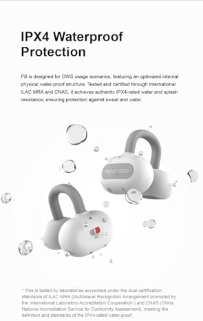 Moondrop Pill Open Ear Headphones: Premium Wireless IPX4 Ear Clip Earbuds for Gamers and Active Lifestyles | Ultimate Comfort with Enhanced Connectivity, Immersive Sound, and Ambient Awareness in Sleek Black Design