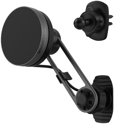 Scosche Qi2 Mag Safe Car Mount with 15 W Wireless Charging – Premium Magnetic Phone Holder for Dashboard & Windshield, Fast USB-C Charger Included, Compatible with i Phone 12-16 – Ultimate Convenience & Durability for Tech-Savvy Drivers