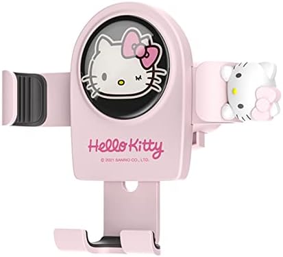 Charming Pink Cat Air Vent Phone Holder for Cars – Universal Smartphone Mount with Secure Grip, Perfect for Women & Girls – Cute Car Accessory Enhancing Safety and Style While Driving