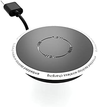 Advanced Embedded Wireless Charging Station – Ultra-Fast Qi-Compatible Charger for i Phone 15, 12, XS & More | Sleek 5 W to 15 W Performance with Enhanced Safety Technology | Ideal Modern Solution for Home and Office Charging Efficiency