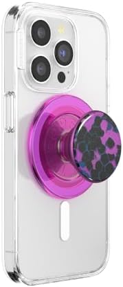 Mag Safe-Ready Pop Socket Phone Grip with Tidepool Lava Lamp Absinthe Design – Hands-Free Kickstand for Streamlined Streaming & Effortless Wireless Charging – Secure Magnetized Grip for Enhanced Functionality & Style