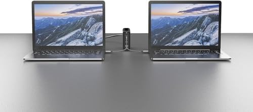 PTech 240 W Ga N USB-C Power Hub: High-Efficiency Dual Output Adapter for Rapid Charging of Laptops and Smartphones – Includes 100 W Fast Charging Cable for Ultimate Convenience on the Go