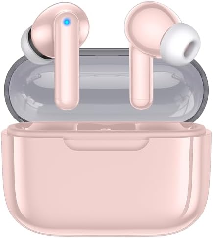 Kurdene Bluetooth 5.3 Wireless Earbuds – Featherweight Sports Earphones with Immersive Deep Bass, 48-Hour Playback, and Crystal-Clear Call Quality for Fitness and Everyday Activities