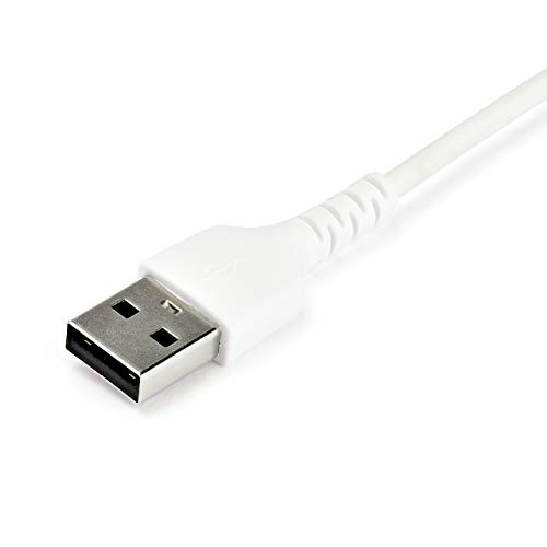 Durable 20-Inch Coiled USB A to C Charging Cable – Heavy-Duty USB 2.0 Fast Charge & Sync Cable, Sleek Black Design for Enhanced Portability and Compatibility with All Devices