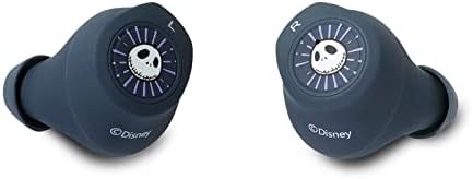 Disney Nightmare Before Christmas Wireless Glow-in-the-Dark TWS Earbuds – Bluetooth 5.0 Headset with Built-in Mic, IPX8 Waterproof Protection, and Portable Charging Case for Ultimate Audio Enjoyment – Unleash Jack and Sally’s Magical Soundscape Anytime, Anywhere