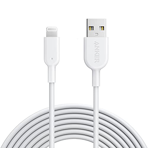 Powerline II Lightning Cable by Anker – MFi Certified 3 FT USB Charging & Sync Cord for i Phone 11, SE, Xs, XR, and More – Durable, High-Speed Data Transfer, Tangle-Free Design for Everyday Convenience and Travel