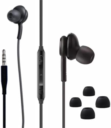 Elevate Your Sound Experience: 2024 Premium In-Ear Type-C Earbuds for Samsung Galaxy S24, S23, S22, S21, S20, Note 10 – High-Fidelity Stereo Headphones with Enhanced Bass, Integrated Microphone, and Easy Volume Control – Sleek Black Design for Comfortable All-Day Listening