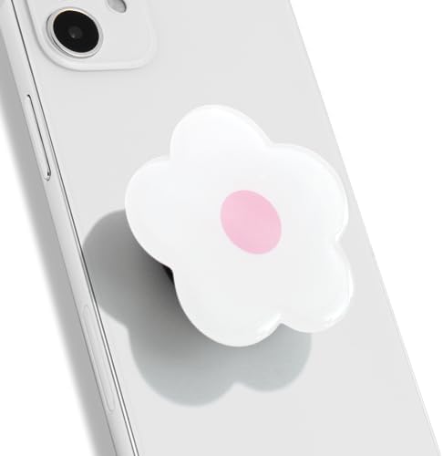 Vibrant Violet Daisy Mag Safe-Compatible Collapsible Phone Grip Stand – Stylish and Portable Mobile Accessory for Effortless Control and Enhanced Stability