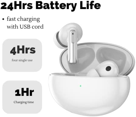 Revolutionary Wireless Bluetooth TWS Earbuds XY-70 – 24-Hour Playtime with Advanced ANC & ENC Noise Cancellation for Unmatched Audio Clarity – Ergonomically Designed for Comfort and Versatility in Blue – Quick Charge for All-Day Listening Freedom