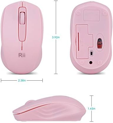 Upgrade Your Computing Experience with Rii 10-Pack Wireless Mouse – Effortless 2.4 GHz Connectivity for PC & Laptop, Ergonomically Designed for Comfort, Portable USB Dongle Included, Perfect for Home, Office, and School Use – Reliable High-Precision Optical Mice in Sleek Black Finish