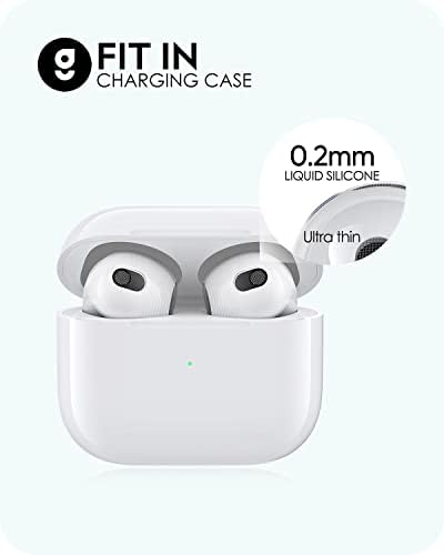 Translucent Silicone Ear Tips Covers for Air Pods 4 – 3 Pairs of Anti-Slip Sport Accessories for Optimal Comfort, Scratch Resistance & Secure Fit – Elevate Your Audio Experience with Premium Earbud Protection