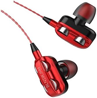 Premium Wired Earphones with Microphone for Active Lifestyles – Noise Cancelling In-Ear Headphones with Deep Bass Stereo Sound for Workouts, Gaming, and Clear Calls (Black) – Versatile Compatibility and Ergonomic Comfort