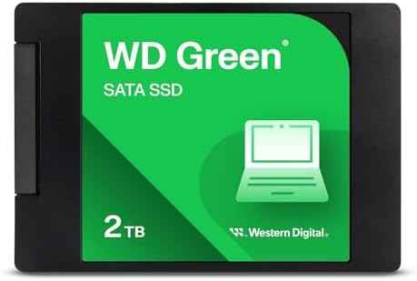 Transform Your Laptop’s Performance with the Western Digital 480 GB WD Green SSD – Ultra-Fast SATA III Solid State Drive for Lightning-Speed Data Transfers, Read Rates of Up to 545 MB/s, 2.5″/7 mm Design for Maximum Compatibility and Efficiency