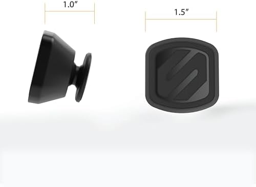 Scosche Magic Mount Select Dual Pack – Premium Magnetic Car Phone Holder for i Phone & Android – Secure 360° Adjustable Mount for Hands-Free Driving – Ideal for Dash & Window Use – Durable Design for Enhanced Compatibility & Safety
