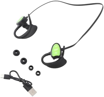 Ultimate Fabater IPX8 Waterproof Bluetooth 5.0 Earbuds – In-Ear Sports Headphones with Integrated MP3 Player for Swimming, Running, and Active Lifestyles – Stylish Green Design with Superior Submersion Capability for Unmatched Audio Performance