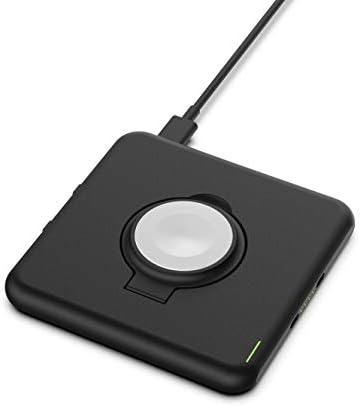 Modula5 Wireless Charging Pod for Smartwatches – RX-MP02 B | Rapid Qi-Enabled Charger for Apple Watch & Multi-Device Compatibility | Sleek, Portable Design with LED Indicators for Effortless Charging Experience