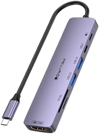 Transform Your Mac Book Pro into a Powerhouse with Our 4 K60 Hz USB C Hub – Ultimate Multi-Port Adapter for Lightning-Fast Data Transfers, PD 100 W Rapid Charging, and Dual SD/TF Card Readers – Ideal for Professionals and Creative Minds