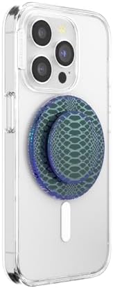 Mag Safe Pop Grip by Pop Sockets – Innovative Magnetic Phone Stand with Customizable Swappable Design for i Phone Cases, Secure Grip for Enhanced Control, Versatile Hands-Free Kickstand for Effortless Viewing, Wireless Charging Compatibility – Scales Theme for Ultimate Personalization and Style