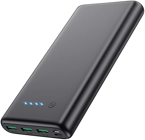 Ultra-High Capacity 40800 m Ah Portable Charger with Built-In Cables – 25 W PD USB C Fast Charging Power Bank – 5 Outputs & Dual Input for i Phone 16/15/14/13 & Samsung S23 – Stylish Pink Design for On-the-Go Charging Solutions