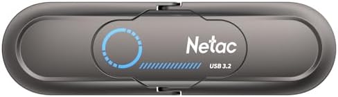 Netac 512 GB High-Speed Portable SSD – Dual Interface Type-C & USB 3.2 Flash Drive for Effortless Data Storage and Transfer, Up to 1,000 MB/s – Compact & Durable External Drive for Photos, Videos, Music, and Files