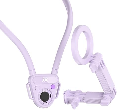 Versatile Magnetic Neck Mount for i Phone & Action Cameras – Hands-Free POV/Vlog Selfie Holder with Adjustable Arms for Ultimate Stability and Comfort – Ideal for Creators on the Go – Perfect for i Phone 16, 15, 14 Series & Android Devices – Capture Stunning Shots Effortlessly