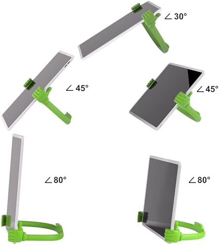 HONSKY 3361942 Thumbs Up Adjustable TPU Mobile Stand – Versatile Multi-Angle Holder for Phones & Tablets – Chic Blue & Black Design – Perfect for Hands-Free Viewing at Home or Office – Lightweight, Durable, and Effortless to Transport