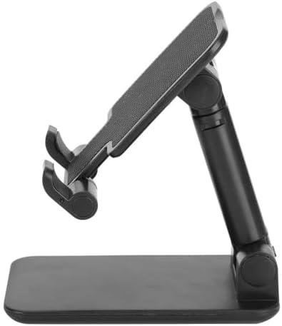 Desktop Mobile Phone Holder,Portable Adjustable Desktop Stand Holder Foldable Mirror Face Bracket for 12.9 in Mobile PhoneTablet,for Home Office,for Live BroadcastEntertainment (Black) – Enhanced Compatibility and Speed