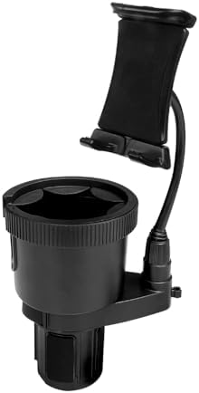 Ultimate Heavy-Duty Mega XL Cupholder & Device Mount with Adjustable Gooseneck Arm – Secure Hydration & Hands-Free Connectivity for 1.2 L Bottles in Any Vehicle