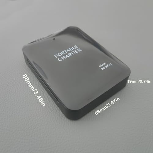 Portable Battery Operated Phone Charger with LED Indicator | Emergency USB Power Bank Powered by AA Batteries – 2 Pack for Ultimate Convenience and Versatility in Charging Solutions