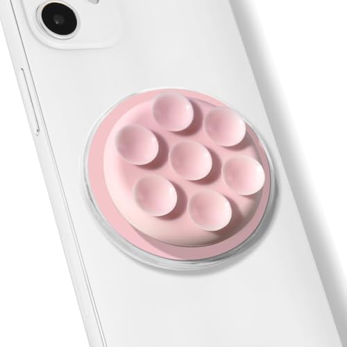 Revolutionary Magnetic Silicone Suction Cup Phone Mount – Effortless Hands-Free Experience for Selfies and Streaming, Ultra-Lightweight with Secure Grip, One-Touch Operation, Sleek Design for All Smartphones (Black) – Unmatched Versatility and Enhanced Stability