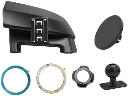 Toyota Tundra & 2 nd Gen Sequoia Magnetic Phone Holder for Air Vent (2007-2013) – Anti-Shake 360° Rotation Dashboard Stand – Premium Black Automotive Accessory for Safe Hands-Free Navigation and Streaming