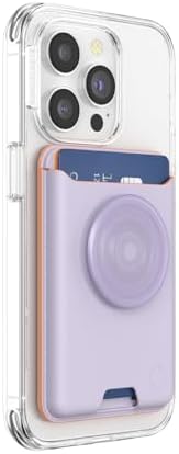 Chic Lavender Pop Sockets Phone Wallet with Expanding Grip & Mag Safe Compatibility – Stylish Card Holder for Effortless Wireless Charging & Enhanced Smartphone Functionality – Perfect Accessory for Active Lifestyle Users