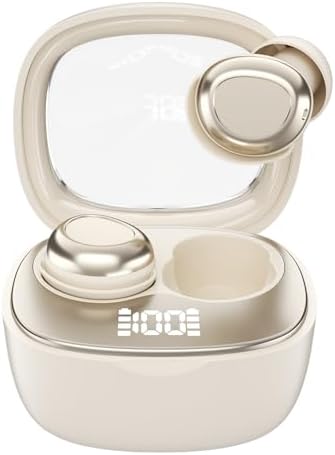 Revolutionary True Wireless Sleep Earbuds 2025 – Ultimate Comfort for Side Sleepers, Bluetooth 5.4 Connectivity, 53-Hour Playtime with Immersive 3 D Bass, Advanced Noise Cancellation, IP7 Waterproof Design for All-Night Relaxation, Quick USB-C Charging with LED Battery Indicator for Effortless Use