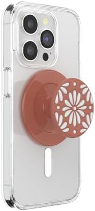 Mag Safe-Compatible Pop Socket Phone Grip – Enhanced Magnetic Grip & Stand with Wireless Charging, 40% Stronger Hold in Enamel Hammered Copper Tone – Universal Adapter Ring for Non-Mag Safe Devices, Secure One-Handed Use & Versatile Kickstand Functionality – Perfect for Android, Samsung, Google Pixel & Legacy i Phone Models