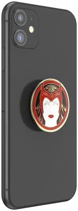 Marvel Captain America Mag Safe Pop Socket Grip – Secure Enamel Phone Holder with Kickstand, Wireless Charging Ready, Lightweight Design for Ultimate Usability and Marvel Fandom Style
