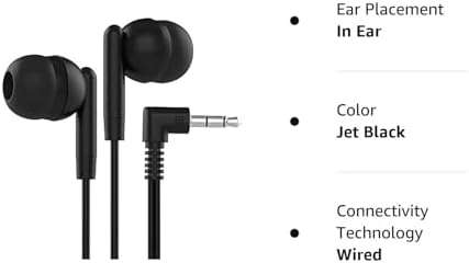 Maeline 100-Pack Bulk Earbuds with 3.5 mm Connector – Multi-Color Stereo Earphones for Schools, Events, and Promotions – Superior Sound Quality and Comfort for Everyday Use